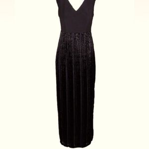 evening dress black 16W